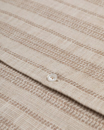 Aric - Jacquard Stripe Short Sleeve Shirt