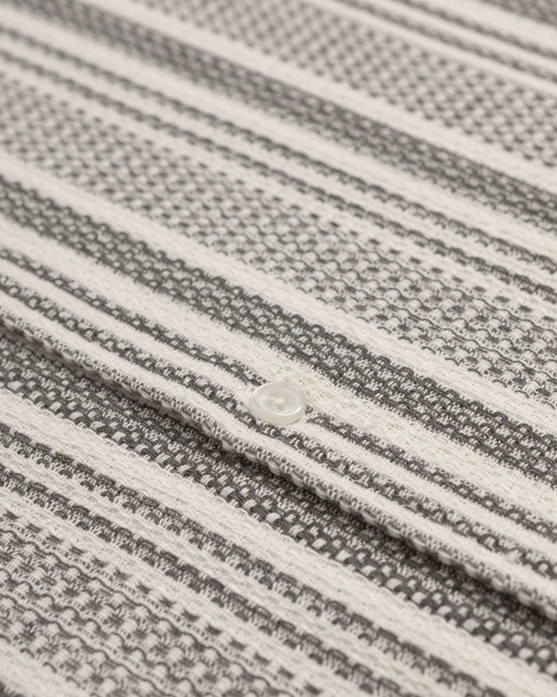 Olsen - Waffle Stripe Short Sleeve Shirt