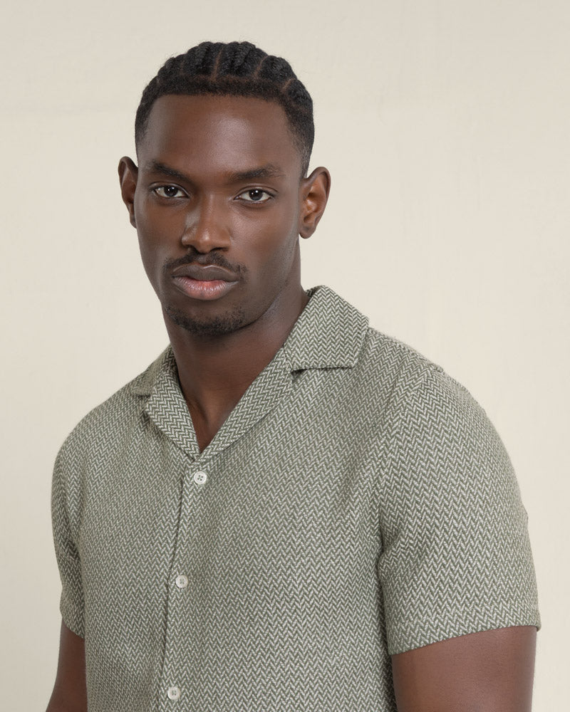 Wray - Chevron Short Sleeve Shirt