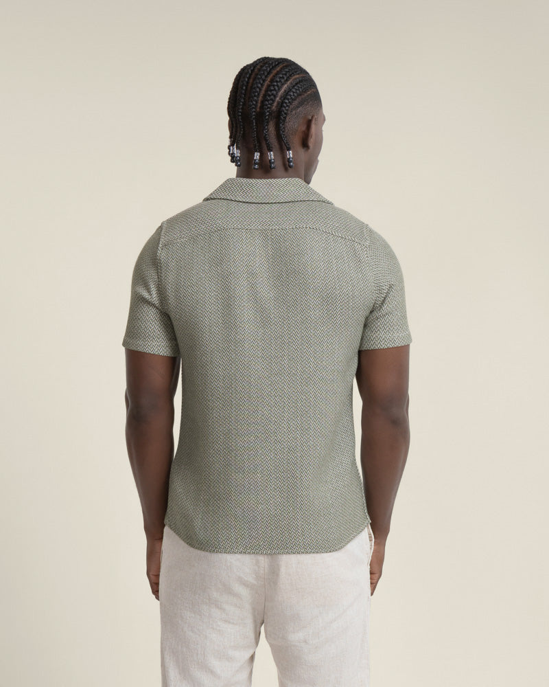 Wray - Chevron Short Sleeve Shirt