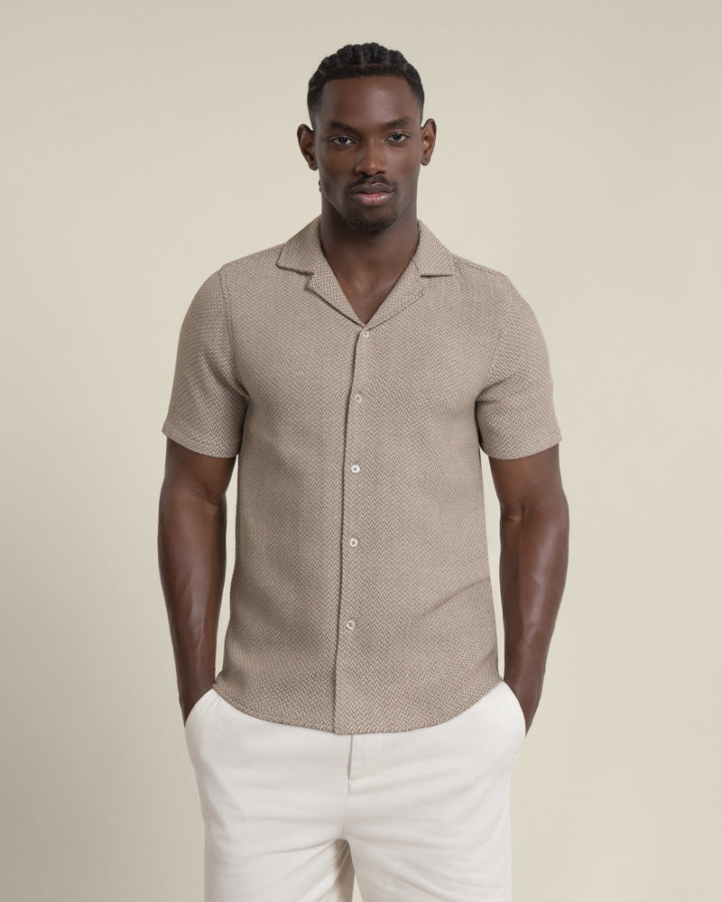 Wray - Chevron Short Sleeve Shirt