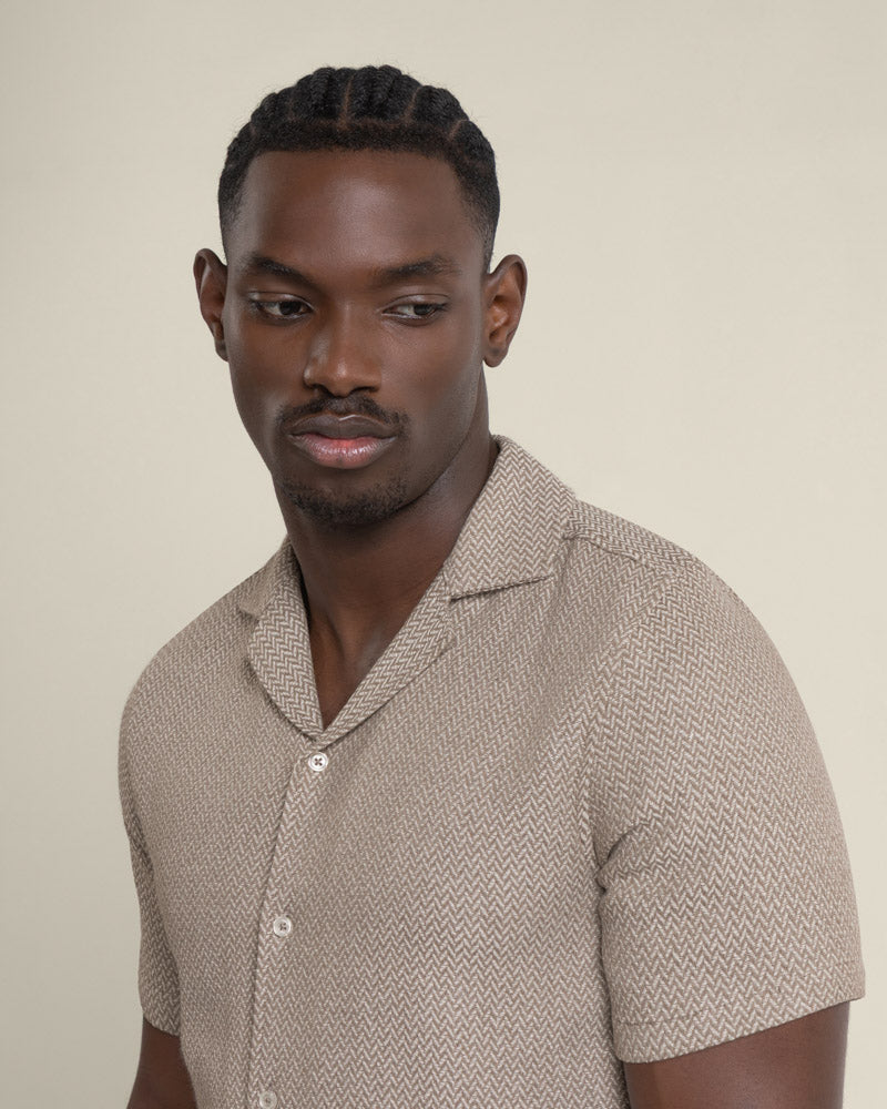 Wray - Chevron Short Sleeve Shirt