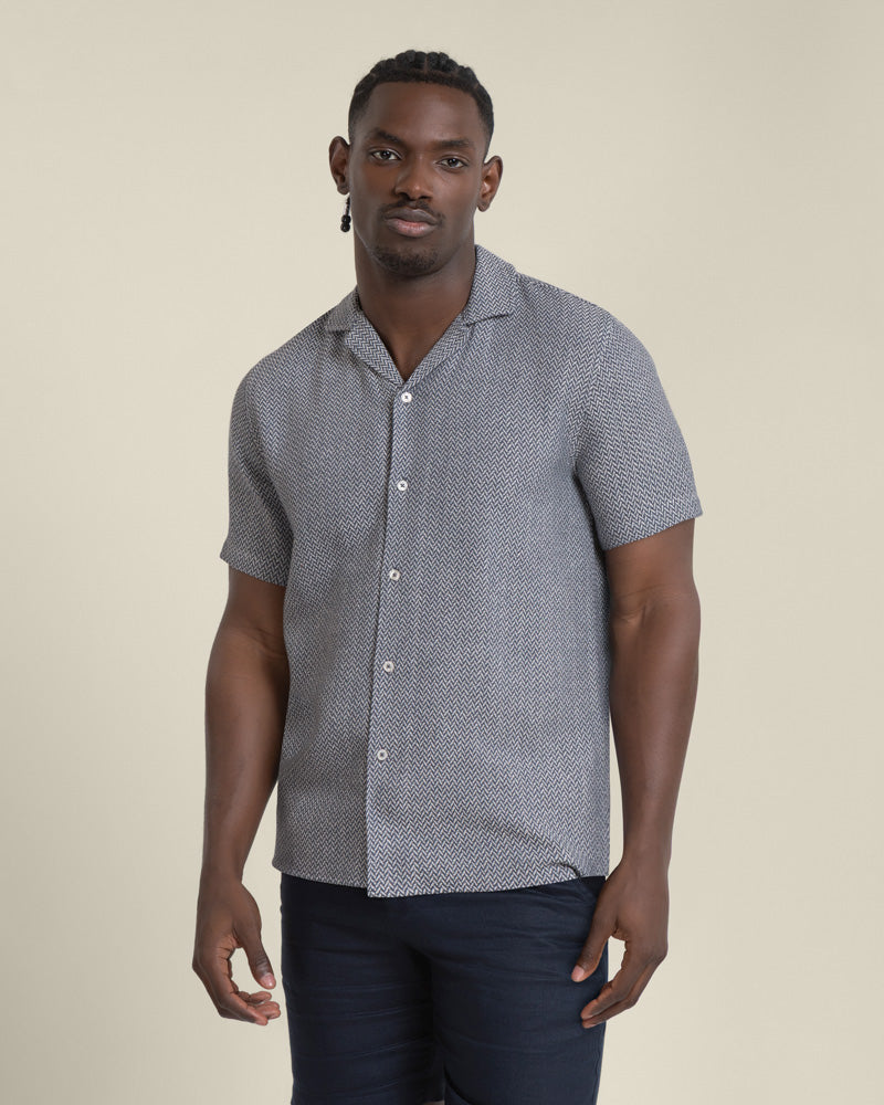 Wray - Chevron Short Sleeve Shirt