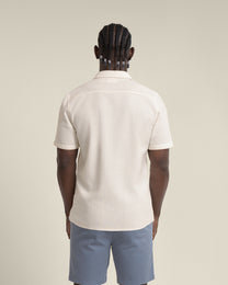 Carlsen - Square Jacquard Short Sleeve Shirt