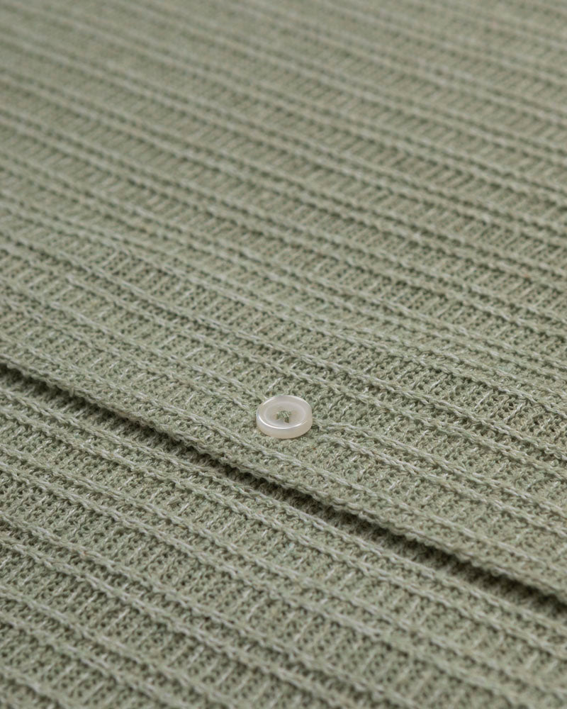 Peder - Crochet Jacquard Short Sleeve Shirt