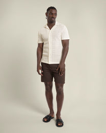 Tait - Diamond Crochet Short Sleeve Shirt