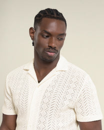 Tait - Diamond Crochet Short Sleeve Shirt