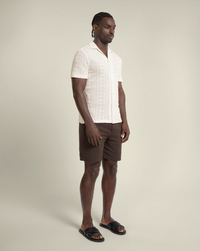 Tait - Diamond Crochet Short Sleeve Shirt