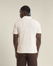 Tait - Diamond Crochet Short Sleeve Shirt