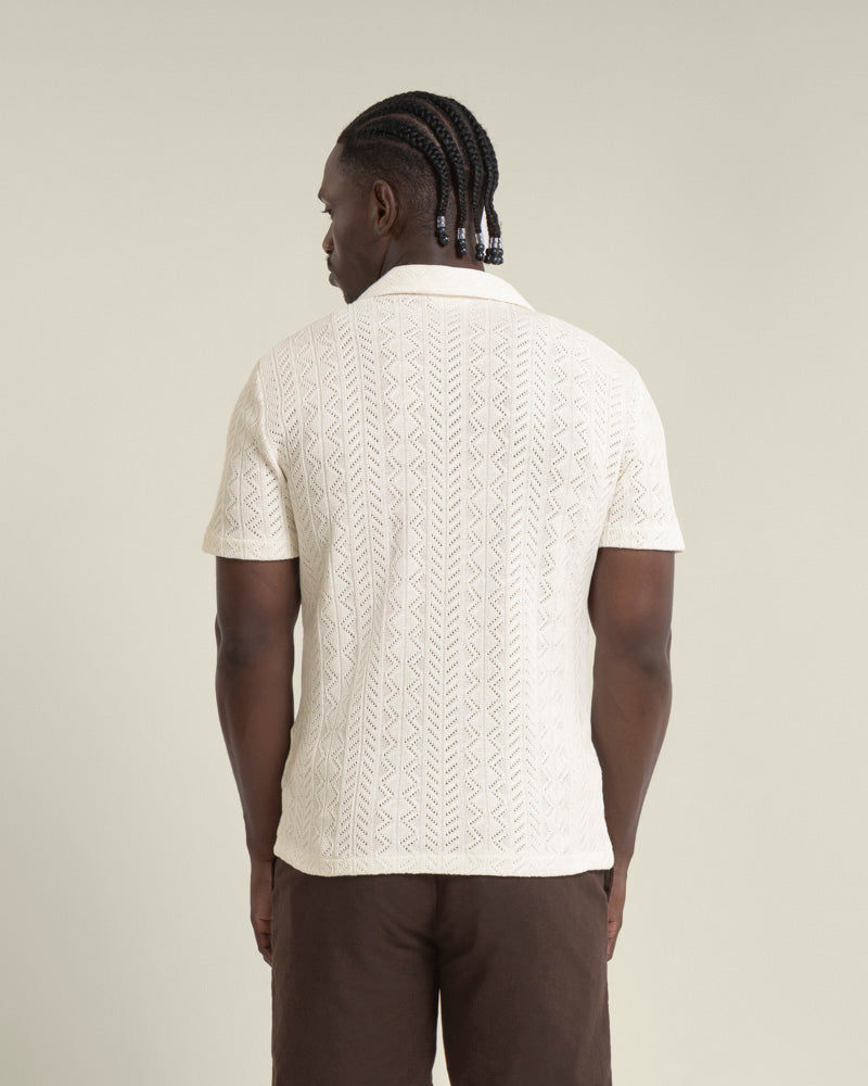 Tait - Diamond Crochet Short Sleeve Shirt