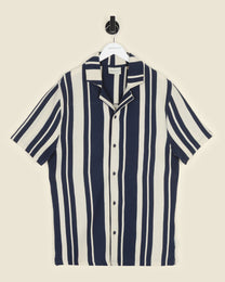 Anker - Waffle Stripe Short Sleeve Shirt
