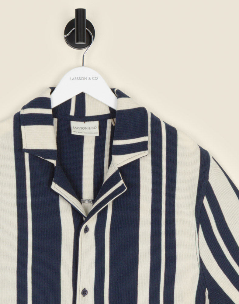 Anker - Waffle Stripe Short Sleeve Shirt