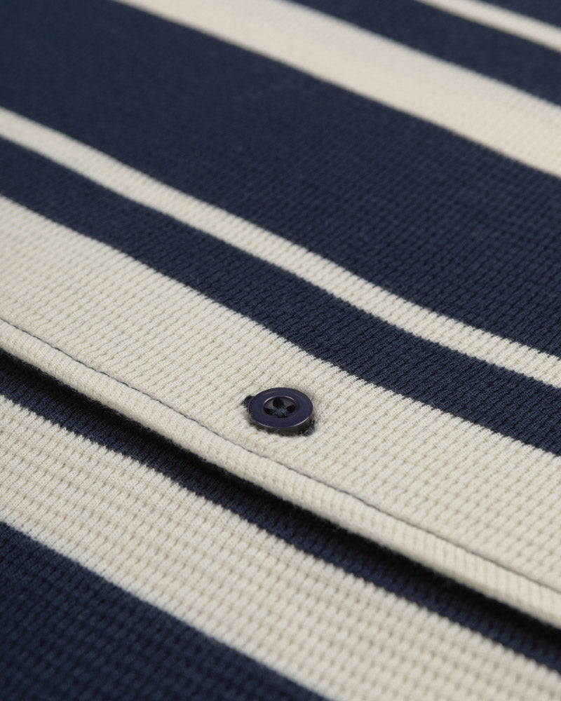 Anker - Waffle Stripe Short Sleeve Shirt