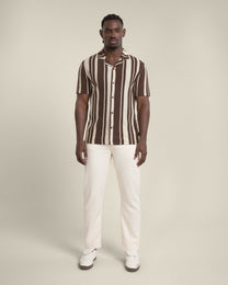 Anker - Waffle Stripe Short Sleeve Shirt
