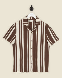 Anker - Waffle Stripe Short Sleeve Shirt