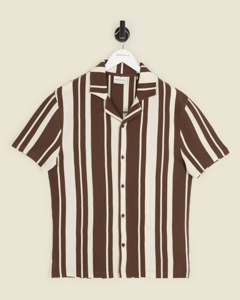 Anker - Waffle Stripe Short Sleeve Shirt