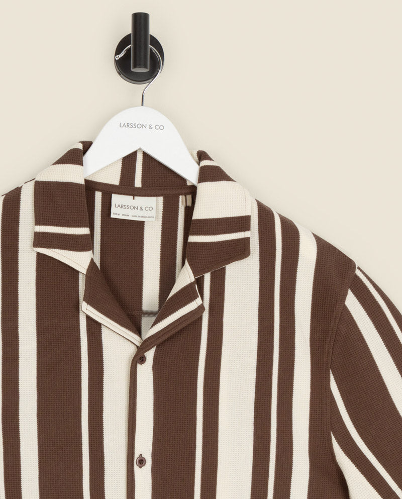 Anker - Waffle Stripe Short Sleeve Shirt