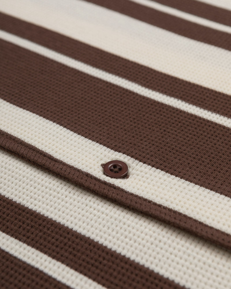 Anker - Waffle Stripe Short Sleeve Shirt