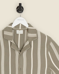 Hannes - Waffle Stripe Short Sleeve Shirt