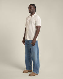 Kai - Crochet Jacquard Short Sleeve Shirt