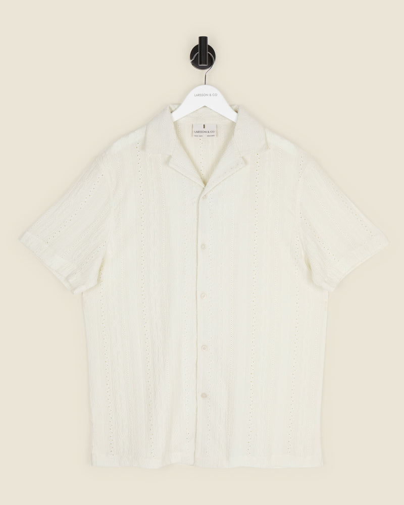 Kai - Crochet Jacquard Short Sleeve Shirt