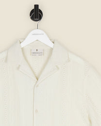 Kai - Crochet Jacquard Short Sleeve Shirt