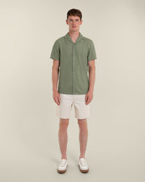 Mimir - Crochet Jacquard Short Sleeve Shirt