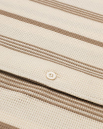 Hannes - Waffle Stripe Short Sleeve Shirt