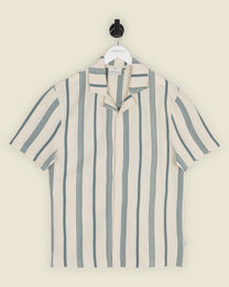 Hannes - Waffle Stripe Short Sleeve Shirt