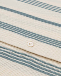 Hannes - Waffle Stripe Short Sleeve Shirt