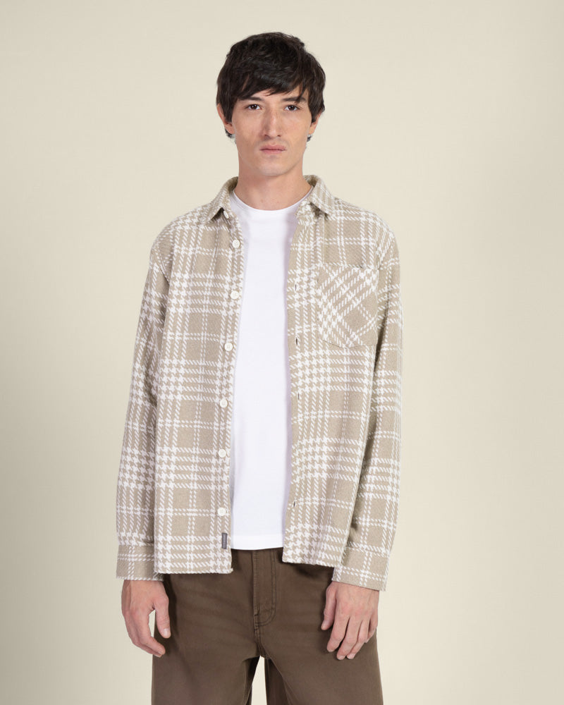 Stone Check Overshirt
