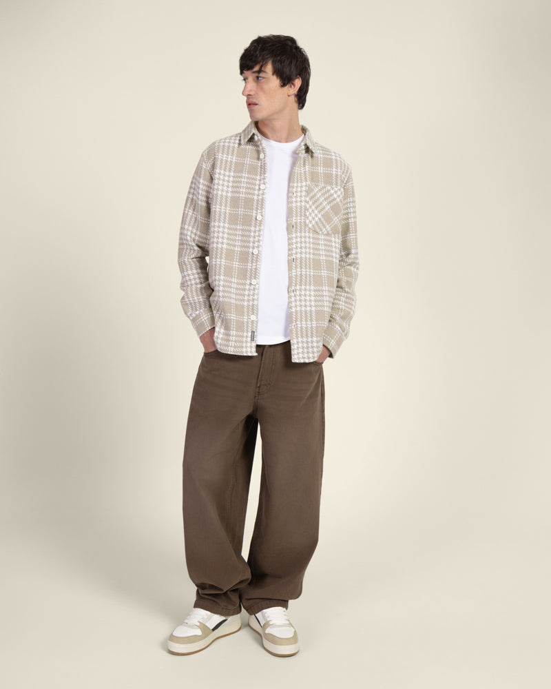 Stone Check Overshirt