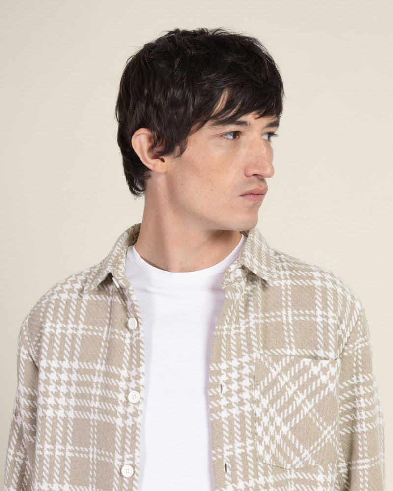 Stone Check Overshirt