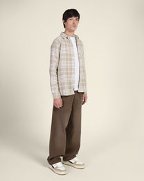 Stone Check Overshirt