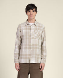 Stone Check Overshirt