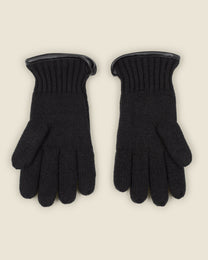Knitted Gloves With Fleece Lining