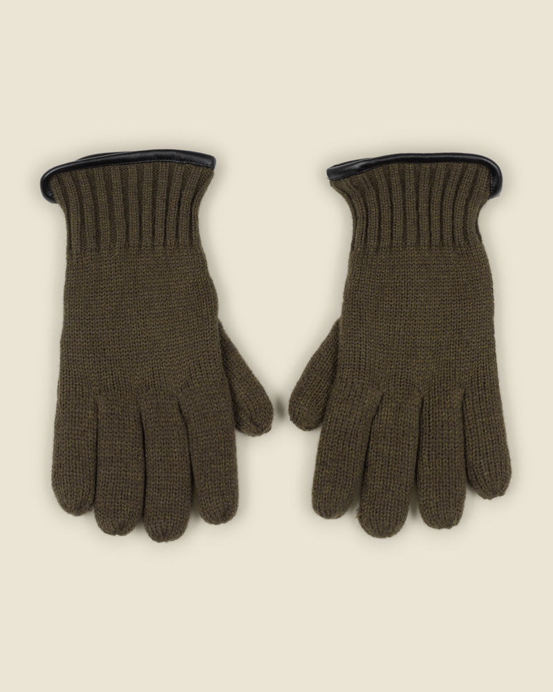 Knitted Gloves With Fleece Lining