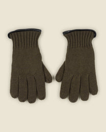 Knitted Gloves With Fleece Lining
