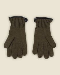 Knitted Gloves With Fleece Lining