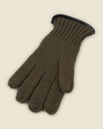 Knitted Gloves With Fleece Lining
