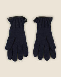 Knitted Gloves With Fleece Lining