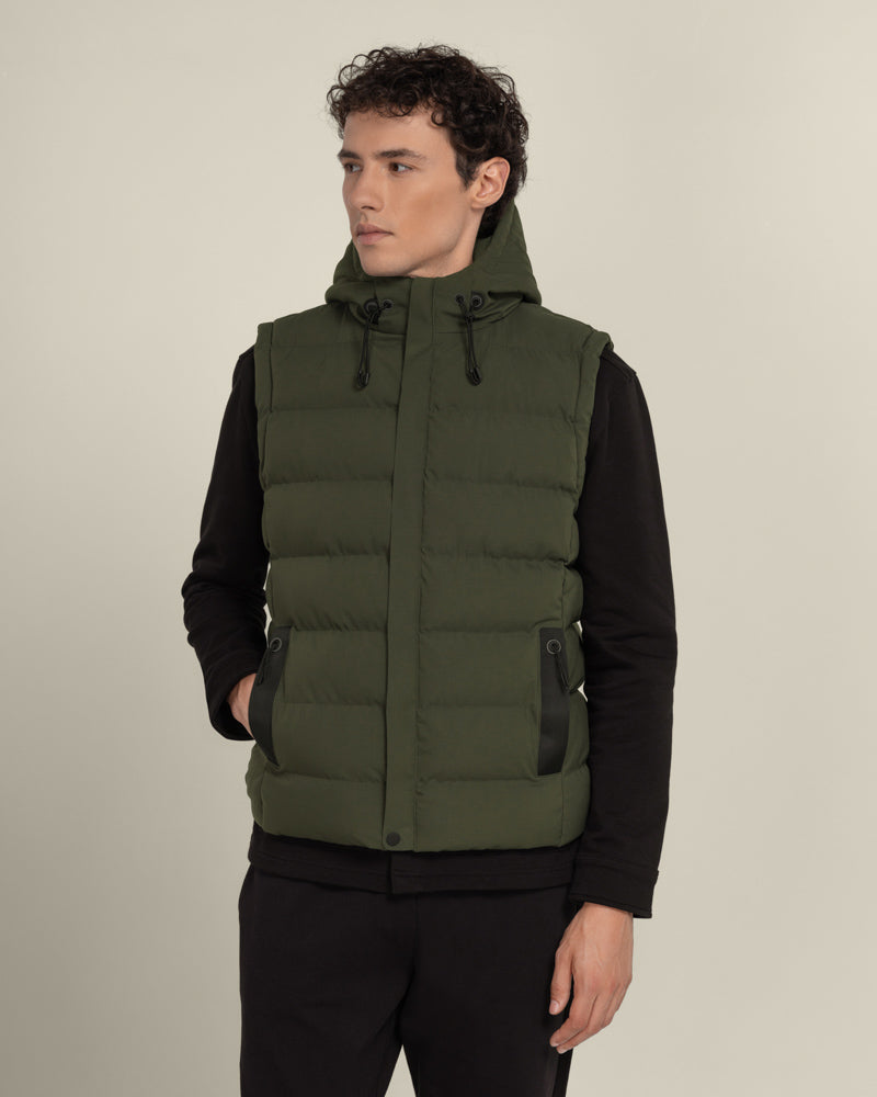 Larsson &amp; Co Men’s Sigvard Hooded Puffer Gilet