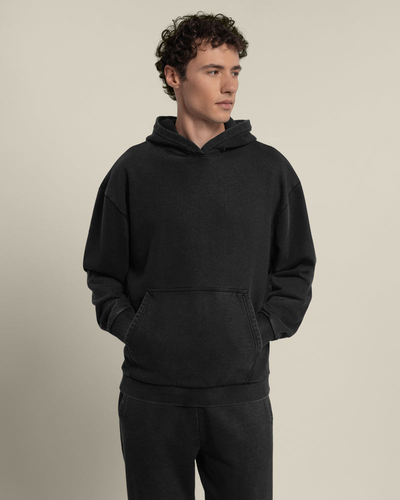 Soro  –  Vintage Wash Hoodie &amp; Jogger Set
