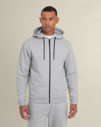 Larsson &amp; Co Men’s Faaborg Zip-Through Hoodie &amp; Zipped Pocket Panel Jogger Set