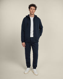 Larsson &amp; Co Men’s Faaborg Zip-Through Hoodie &amp; Zipped Pocket Panel Jogger Set
