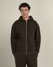 Jelling  –  Heavyweight Zip-Through Hoodie &amp; Wide Leg Jogger Set