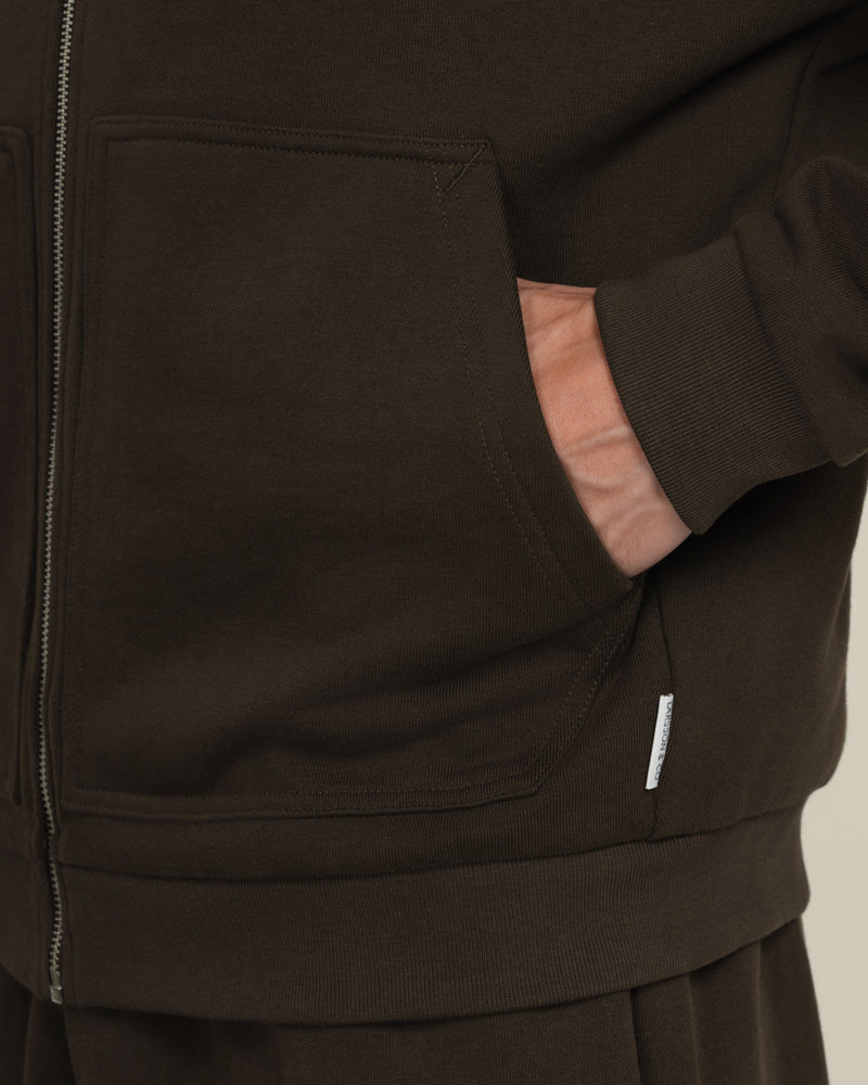 Jelling  –  Heavyweight Zip-Through Hoodie &amp; Wide Leg Jogger Set