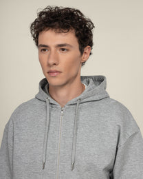 Jelling  –  Heavyweight Zip-Through Hoodie &amp; Wide Leg Jogger Set