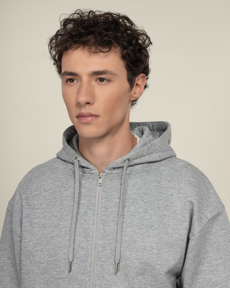 Jelling  –  Heavyweight Zip-Through Hoodie &amp; Wide Leg Jogger Set