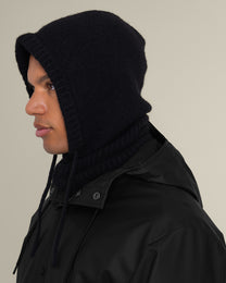 Vittis - Drawstring Knitted Hood